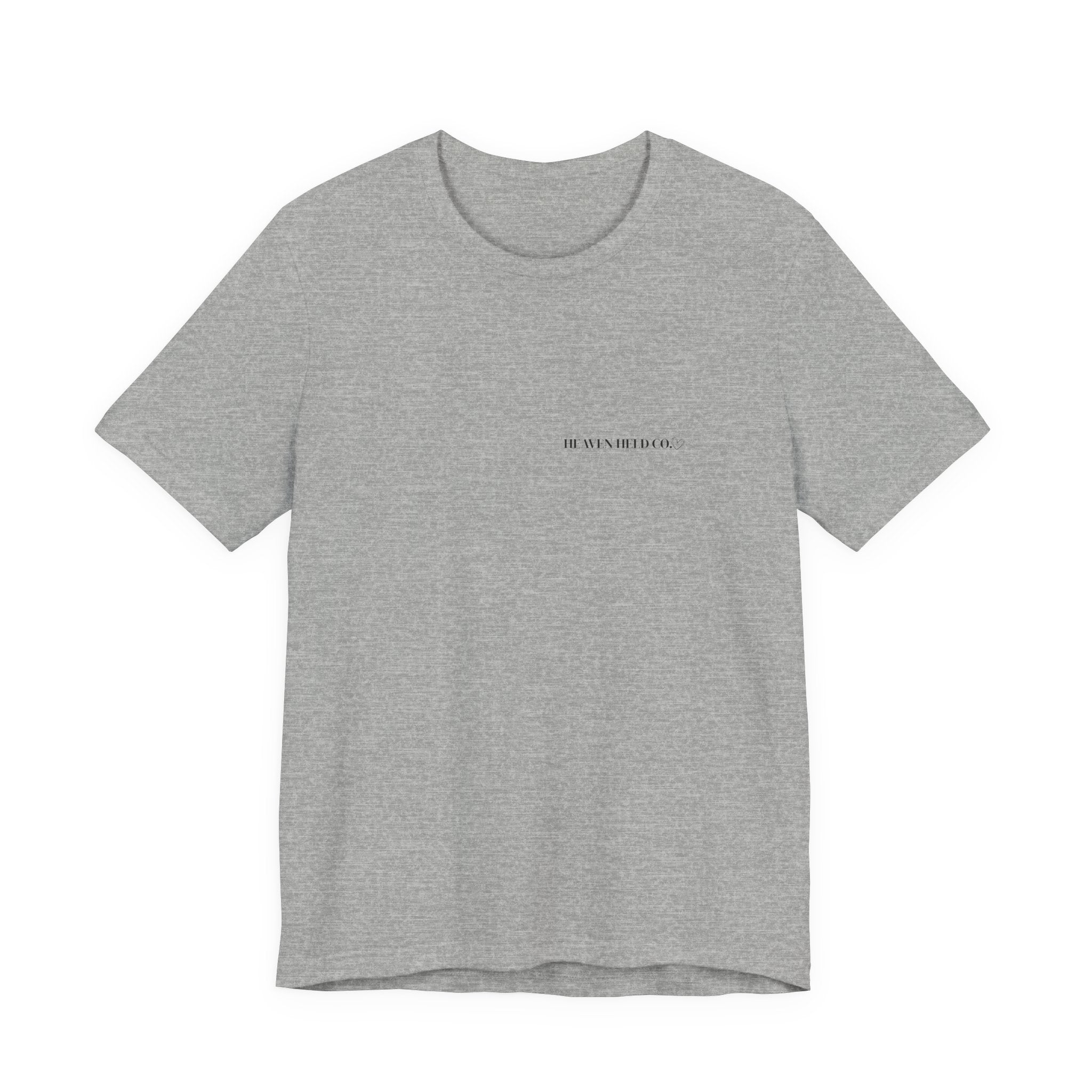 Forever Loved Shirt | Minimalist Memorial Tee | Angel Baby Loss Shirt Front | Grief & Remembrance Gift | Unisex Comfort Tee
