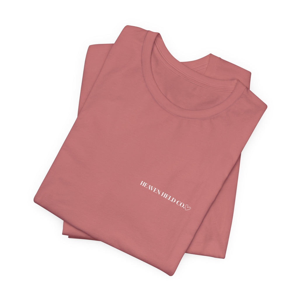 Forever Loved Shirt | Minimalist Memorial Tee | Angel Baby Loss Shirt Front | Grief & Remembrance Gift | Unisex Comfort Tee