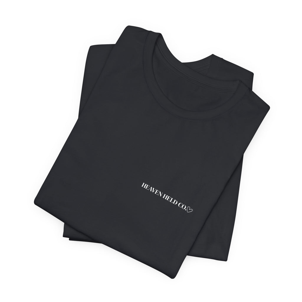 Forever Loved Shirt | Minimalist Memorial Tee | Angel Baby Loss Shirt Front | Grief & Remembrance Gift | Unisex Comfort Tee